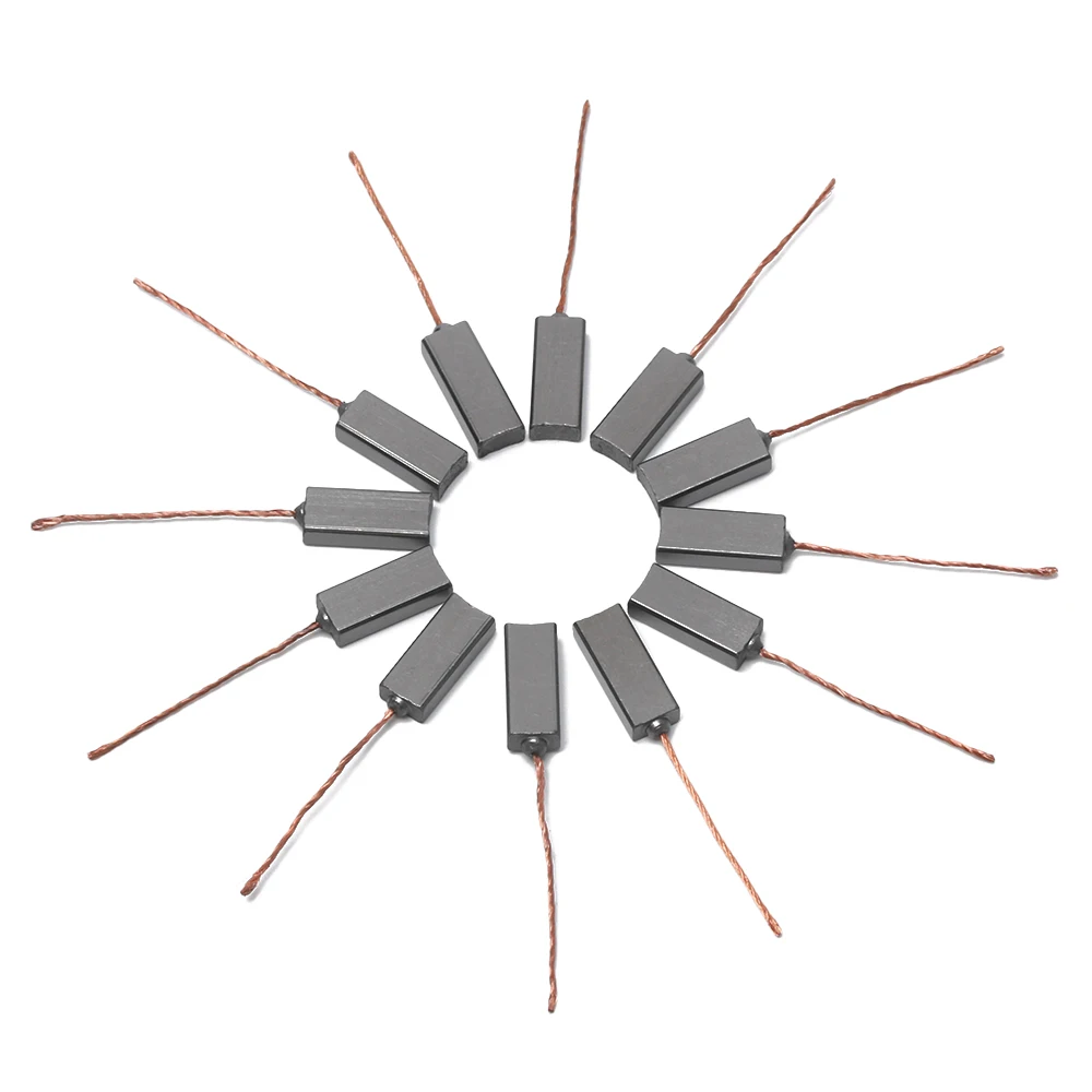 2019 New 10 Pcs Replacement 4.5 x 6.5 x 20mm Rotary Hand Tool Carbon Brushes Wire Leads Generator Generic Electric Motor Brush
2019 New 10 Pcs Replacement 4.5 x 6.5 x 20mm Rotary Hand Tool Carbon Brushes Wire Leads Generator Generic Electric Motor Brush