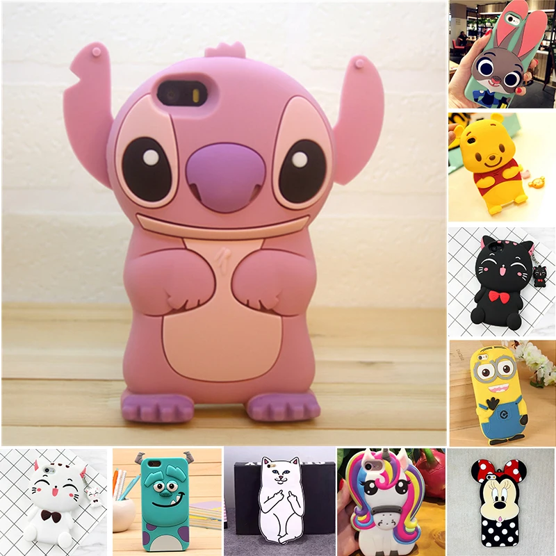 Luxury 3D Lovely Cartoon Soft Silicone Case For iPhone 5 5S 6 6S 7 Plus Cover Mickey Judy Rabbit Smile Cat Tiger Unicorn Animal
Luxury 3D Lovely Cartoon Soft Silicone Case For iPhone 5 5S 6 6S 7 Plus Cover Mickey Judy Rabbit Smile Cat Tiger Unicorn Animal