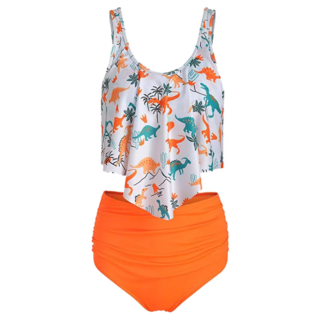 2019 New Sexy High Waist Bikini Swimwear Women Bikini Set Swimsuit High Waist Dinosaur Print Bathing Suit Beach Swimwear biquini
2019 New Sexy High Waist Bikini Swimwear Women Bikini Set Swimsuit High Waist Dinosaur Print Bathing Suit Beach Swimwear biquini