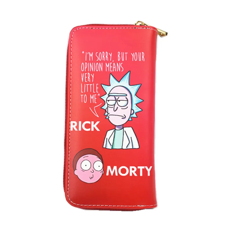 2020 Rick And Morty Blue Wallet Long