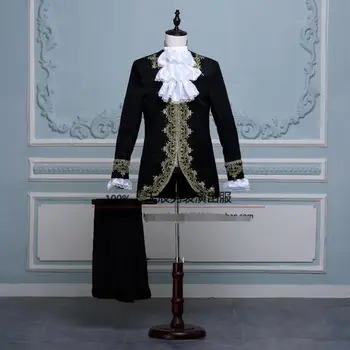 Fashion Male Palace Set Europe Style Retro Shoot Suits Prince Dance Performance Jacket+Pants
Fashion Male Palace Set Europe Style Retro Shoot Suits Prince Dance Performance Jacket+Pants