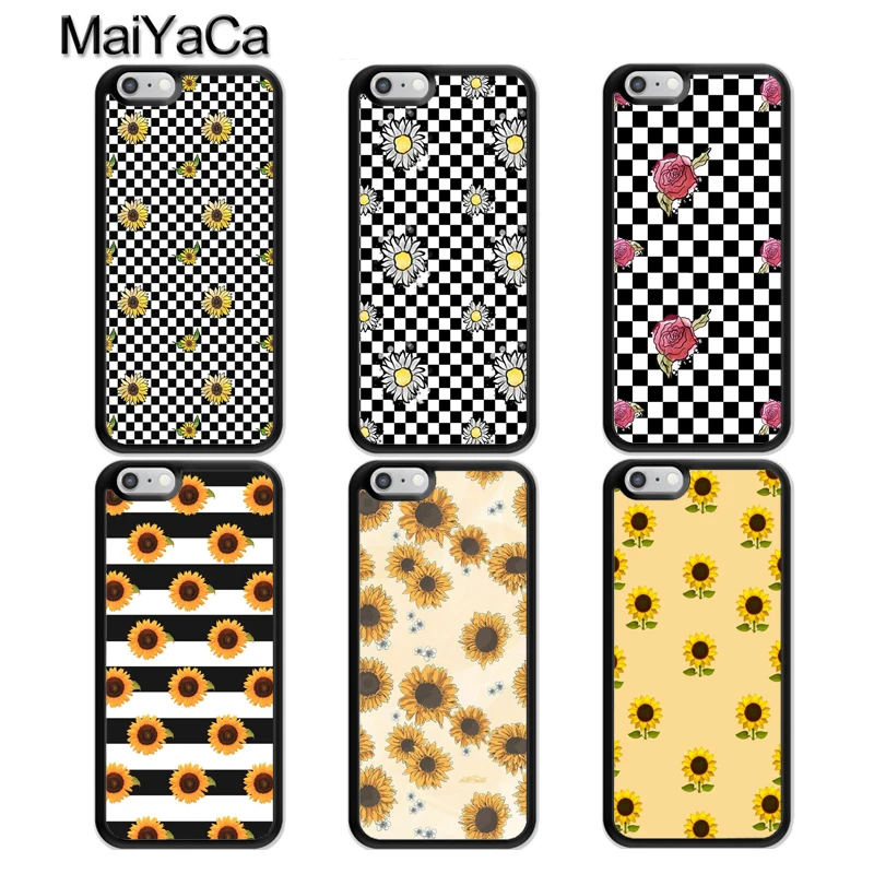 MaiYaCa Checkered Sunflower Rose Design Phone Case For iPhone 7 8 6 6s Plus X 5 5s SE Cover TPU Black Capa For iPhone XR XS Max
MaiYaCa Checkered Sunflower Rose Design Phone Case For iPhone 7 8 6 6s Plus X 5 5s SE Cover TPU Black Capa For iPhone XR XS Max