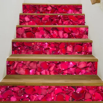 6pcs/set Rose Flowers Petal 3D Stairs Stickers Adhesive Decal For Livingroom Corridor Staircase Renovation Waterproof Wallpapers
6pcs/set Rose Flowers Petal 3D Stairs Stickers Adhesive Decal For Livingroom Corridor Staircase Renovation Waterproof Wallpapers