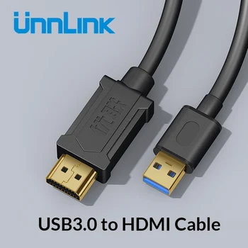 Unnlink USB3.0 to HDMI/VGA Cable Converter Adapter FHD1080P@60Hz External Video Graphic Card for Win7/8/10 Mac OS Laptop Desktop
Unnlink USB3.0 to HDMI/VGA Cable Converter Adapter FHD1080P@60Hz External Video Graphic Card for Win7/8/10 Mac OS Laptop Desktop