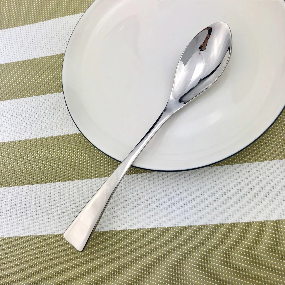 Sliver Shiny Mirror Dining Cutlery Set - Knife, Fork & Spoon Flatware