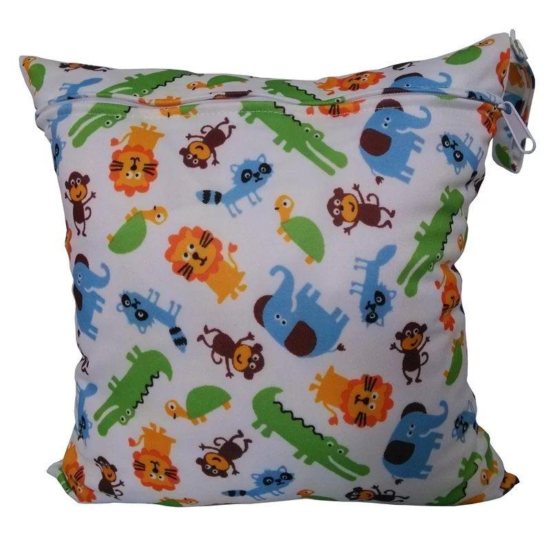 Cartoon Baby Diaper Bags Printed Double Zippered Wet/Dry Bag Waterproof Wet Cloth Diaper Backpack Reusable Diaper Cover WetBag
Cartoon Baby Diaper Bags Printed Double Zippered Wet/Dry Bag Waterproof Wet Cloth Diaper Backpack Reusable Diaper Cover WetBag