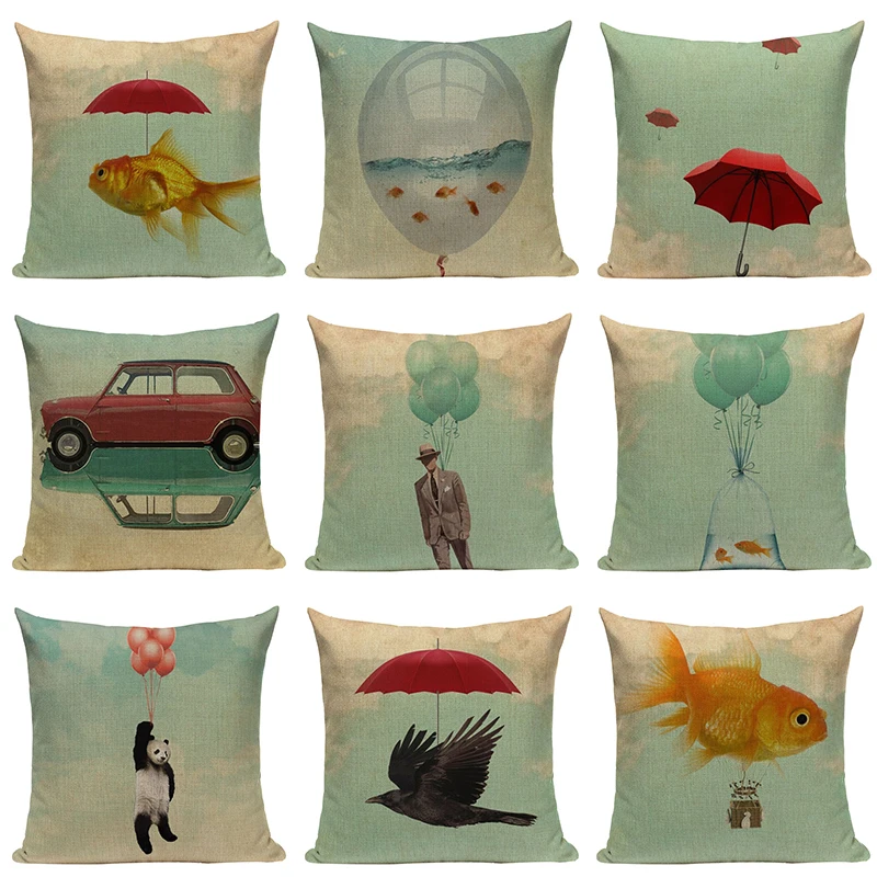Cartoon Linen Cushion Covers for Sofa Decorative Pillow Case Throw Pillowcase Car Seat Accessories Home Textile Decor 45x45cm
Cartoon Linen Cushion Covers for Sofa Decorative Pillow Case Throw Pillowcase Car Seat Accessories Home Textile Decor 45x45cm