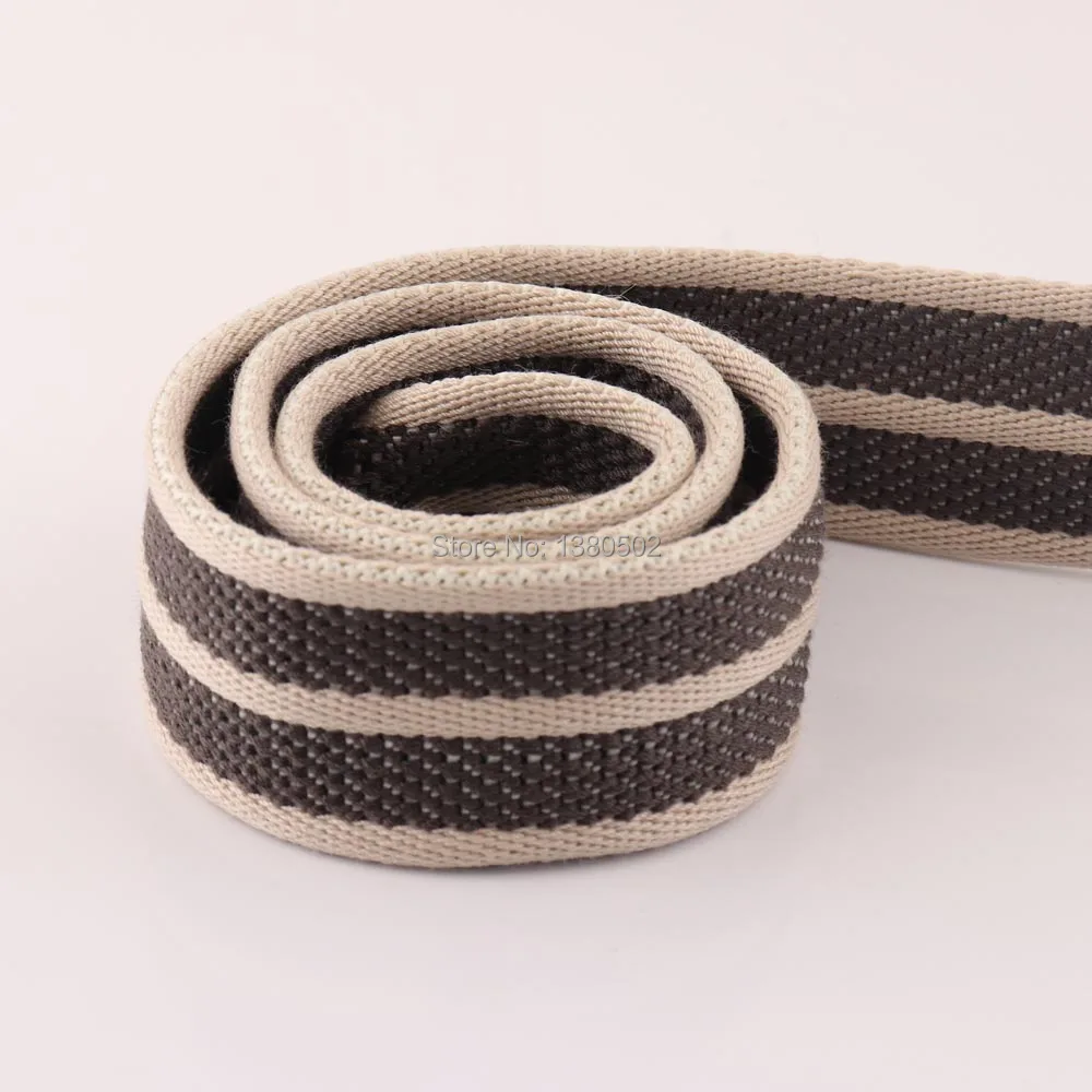 5yards 1.5"38mm wide Stripe Webbing polyester/cotton Strong soft Strap for bag garment belt sewing accessories
5yards 1.5"38mm wide Stripe Webbing polyester/cotton Strong soft Strap for bag garment belt sewing accessories