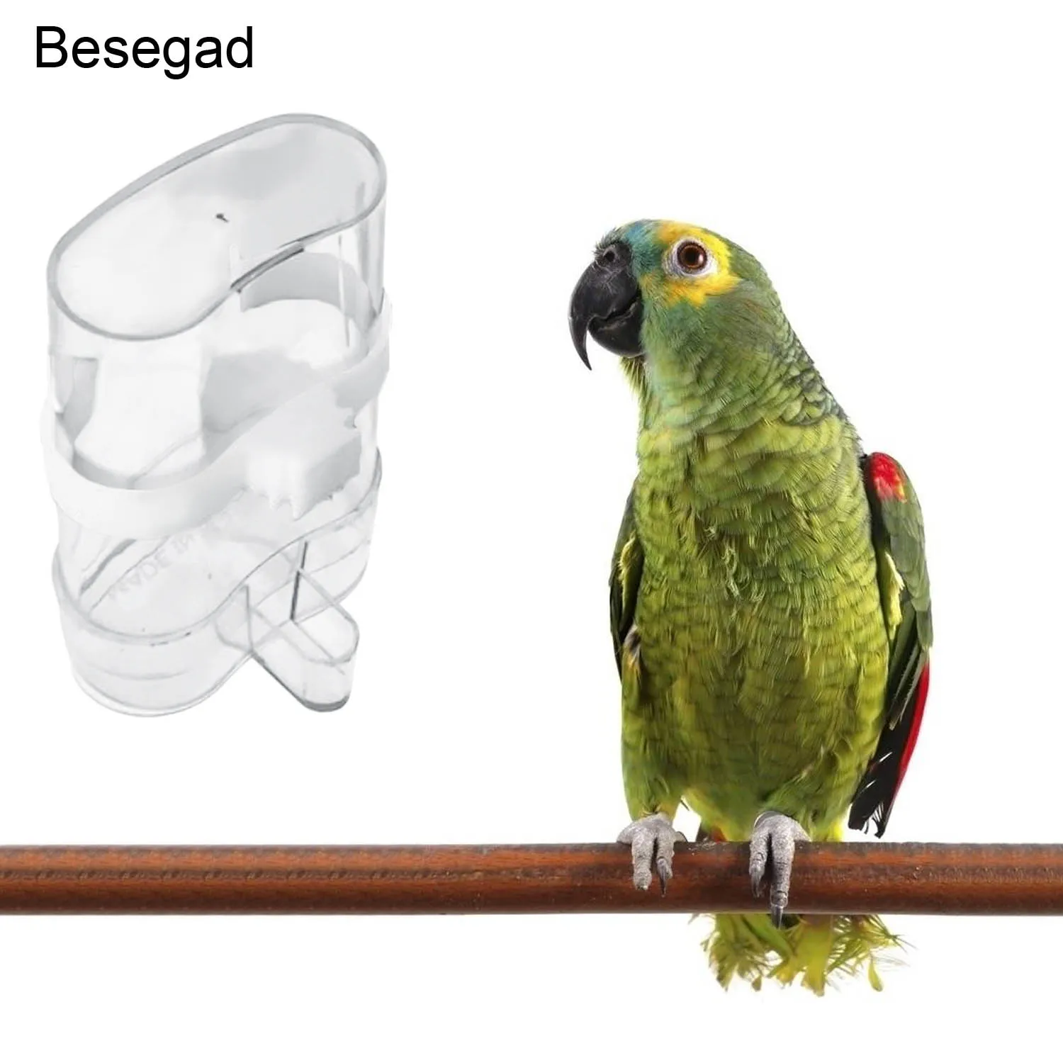Behogar Clear Bird Water Food Dispenser Feeder Drinking Waterer with Automatic Feeding for Pet Parrot Budgie Cockatiel Cage
Behogar Clear Bird Water Food Dispenser Feeder Drinking Waterer with Automatic Feeding for Pet Parrot Budgie Cockatiel Cage