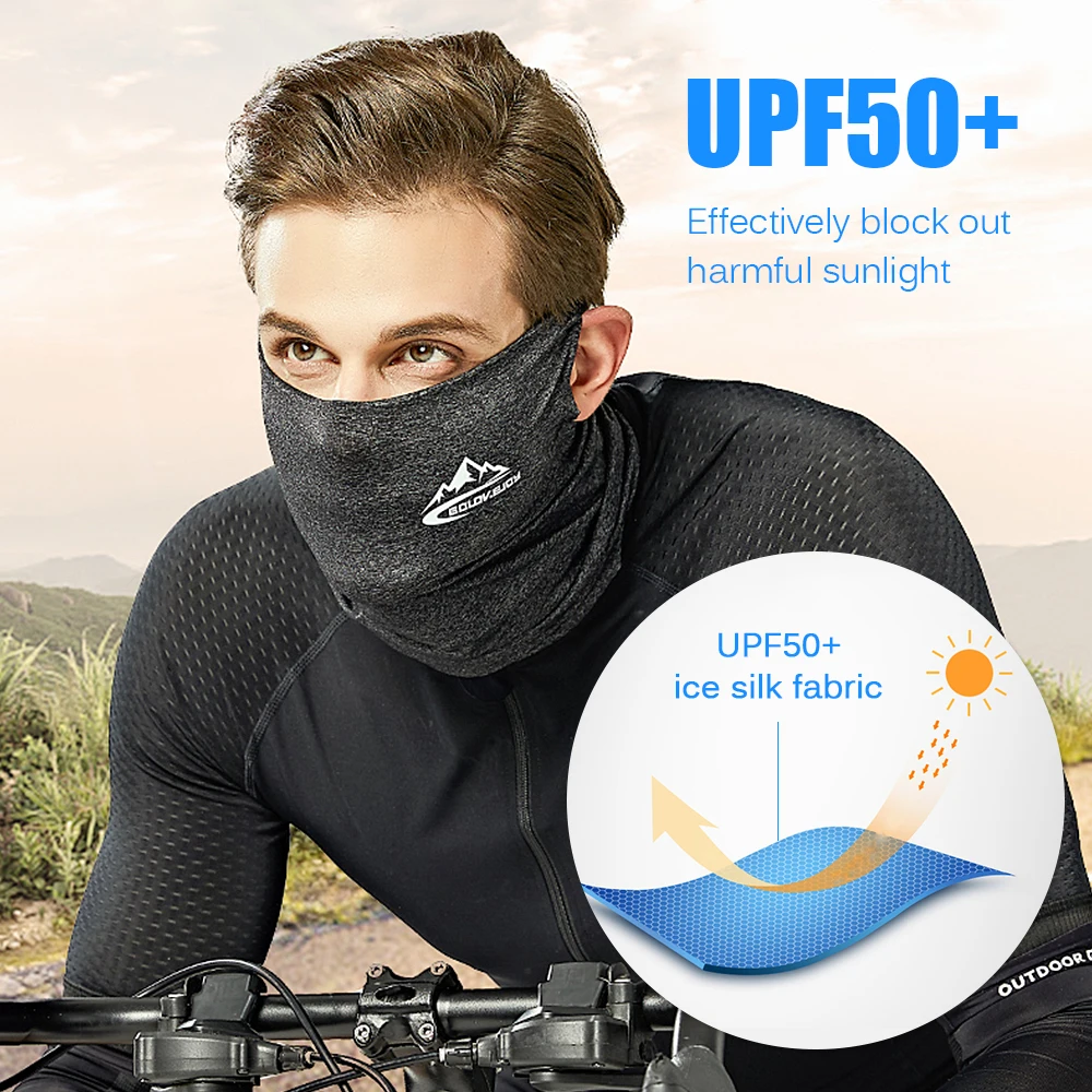 UPF50+ Neck Gaiter Cycling Half Face Mask For Bicycle Cooling Ice Silk Neck Wrap Dust Sunlight Protection Cycling Mask
UPF50+ Neck Gaiter Cycling Half Face Mask For Bicycle Cooling Ice Silk Neck Wrap Dust Sunlight Protection Cycling Mask
