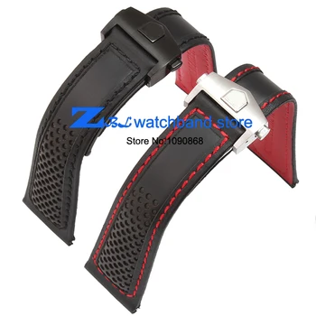 Leather Bracelet 22mm Genuine leather Watchband watch strap for wrist watches Black Men Watch bracelet accessories 
Leather Bracelet 22mm Genuine leather Watchband watch strap for wrist watches Black Men Watch bracelet accessories