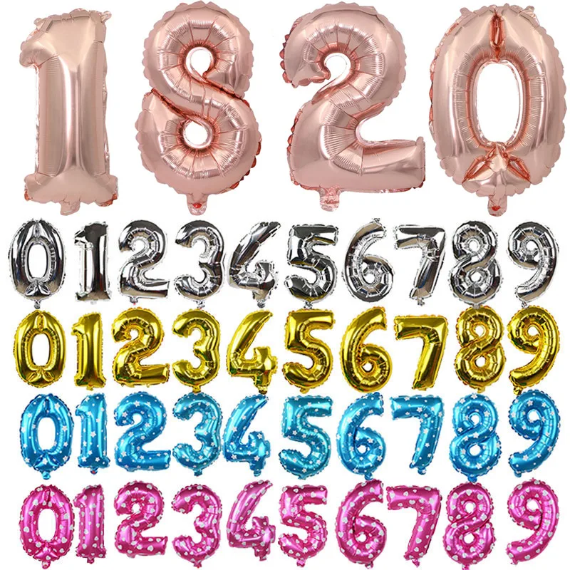 Rose Gold Number Balloon 16/32 inch Foil Balloons Birthday Wedding Decoration Figure Ballon Anniversary Party Globos Supplies
Rose Gold Number Balloon 16/32 inch Foil Balloons Birthday Wedding Decoration Figure Ballon Anniversary Party Globos Supplies