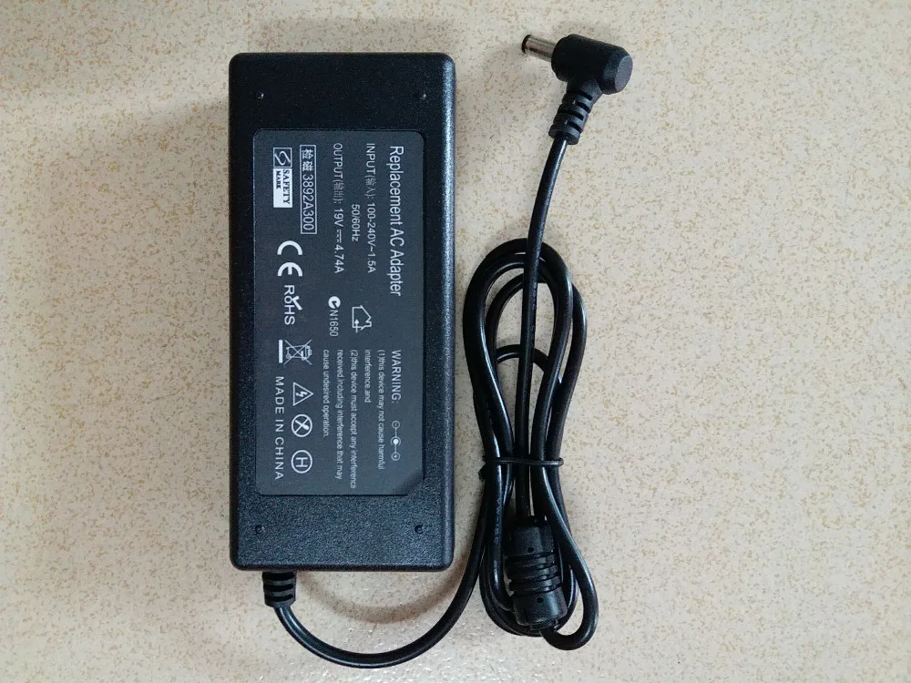 Зарядное устройство для ноутбука Asus X750J X750JA X750JB X750LA, 19 в, 4,74 А, 90 Вт
Зарядное устройство для ноутбука Asus X750J X750JA X750JB X750LA, 19 в, 4,74 А, 90 Вт