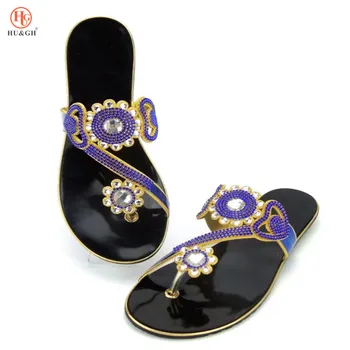 2018 Newest Blue Color Slip on Low Heel Slipper Shoes African Wedding Shoes Italian Design Women Shoe Decorated with Rhinestone
2018 Newest Blue Color Slip on Low Heel Slipper Shoes African Wedding Shoes Italian Design Women Shoe Decorated with Rhinestone