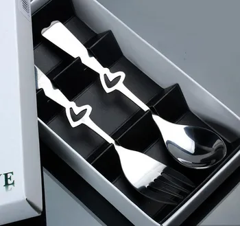 200pcs 100set Double Heart Coffee Spoons fork wedding favors and gifts tableware set for guests
200pcs 100set Double Heart Coffee Spoons fork wedding favors and gifts tableware set for guests
