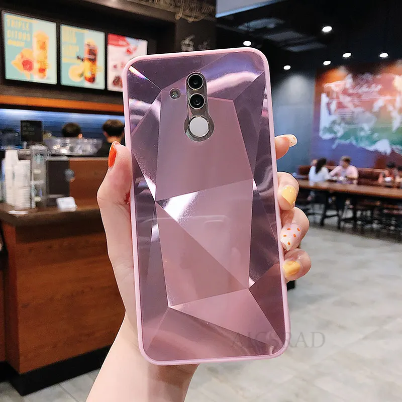 Fashion 3D Bling Diamond Phone Case For Huawei Mate 20 lite Case Mirror Back Cover For Huawei Mate 10 lite Candy color case
Fashion 3D Bling Diamond Phone Case For Huawei Mate 20 lite Case Mirror Back Cover For Huawei Mate 10 lite Candy color case