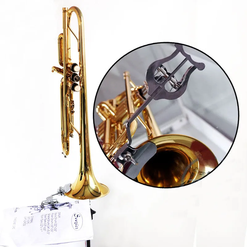 MoonEmbassy Trumpet Sheet Music Clip Stainless Steel Trumpeter Lyre Trombone Sheet Music Stand Clamp-On Holder Accessories
MoonEmbassy Trumpet Sheet Music Clip Stainless Steel Trumpeter Lyre Trombone Sheet Music Stand Clamp-On Holder Accessories