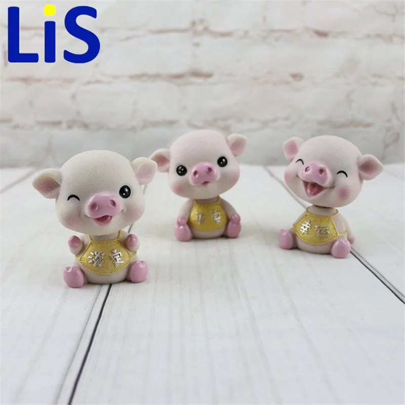 Action figure miniature animal New product car cutedoll car nodding pig shaking pig for car decorations furnishing articles
Action figure miniature animal New product car cutedoll car nodding pig shaking pig for car decorations furnishing articles