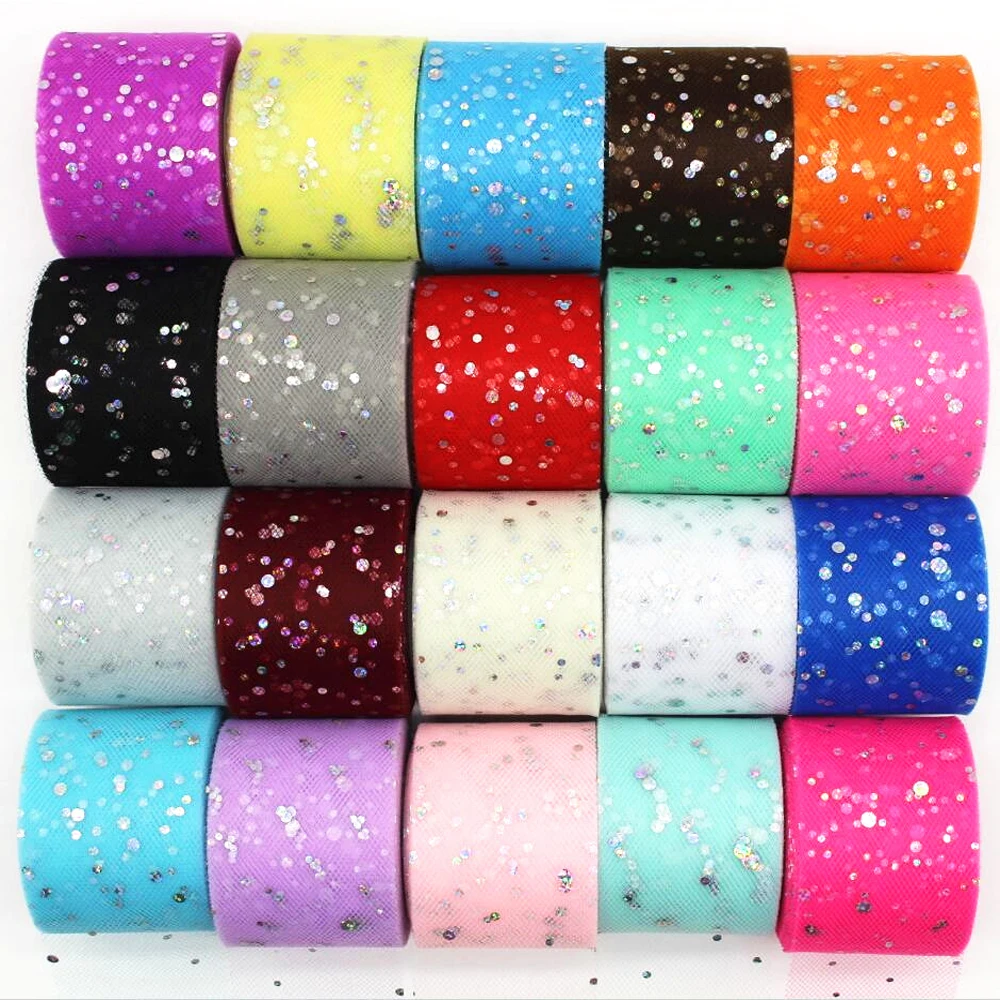 50mm tulle ribbon 25 yards DIY handmade material headdress bow doll skirt silver round point 5cm Net yarn
50mm tulle ribbon 25 yards DIY handmade material headdress bow doll skirt silver round point 5cm Net yarn
