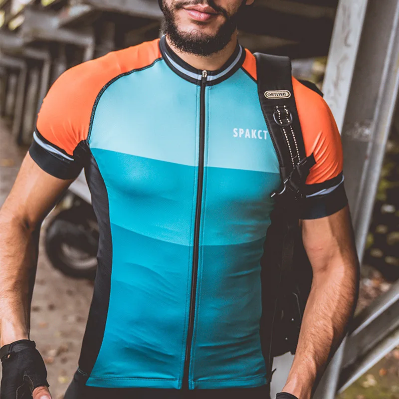 Spring and summer new men's short-sleeved riding breathable and quick-drying bicycle Jersey
Spring and summer new men's short-sleeved riding breathable and quick-drying bicycle Jersey