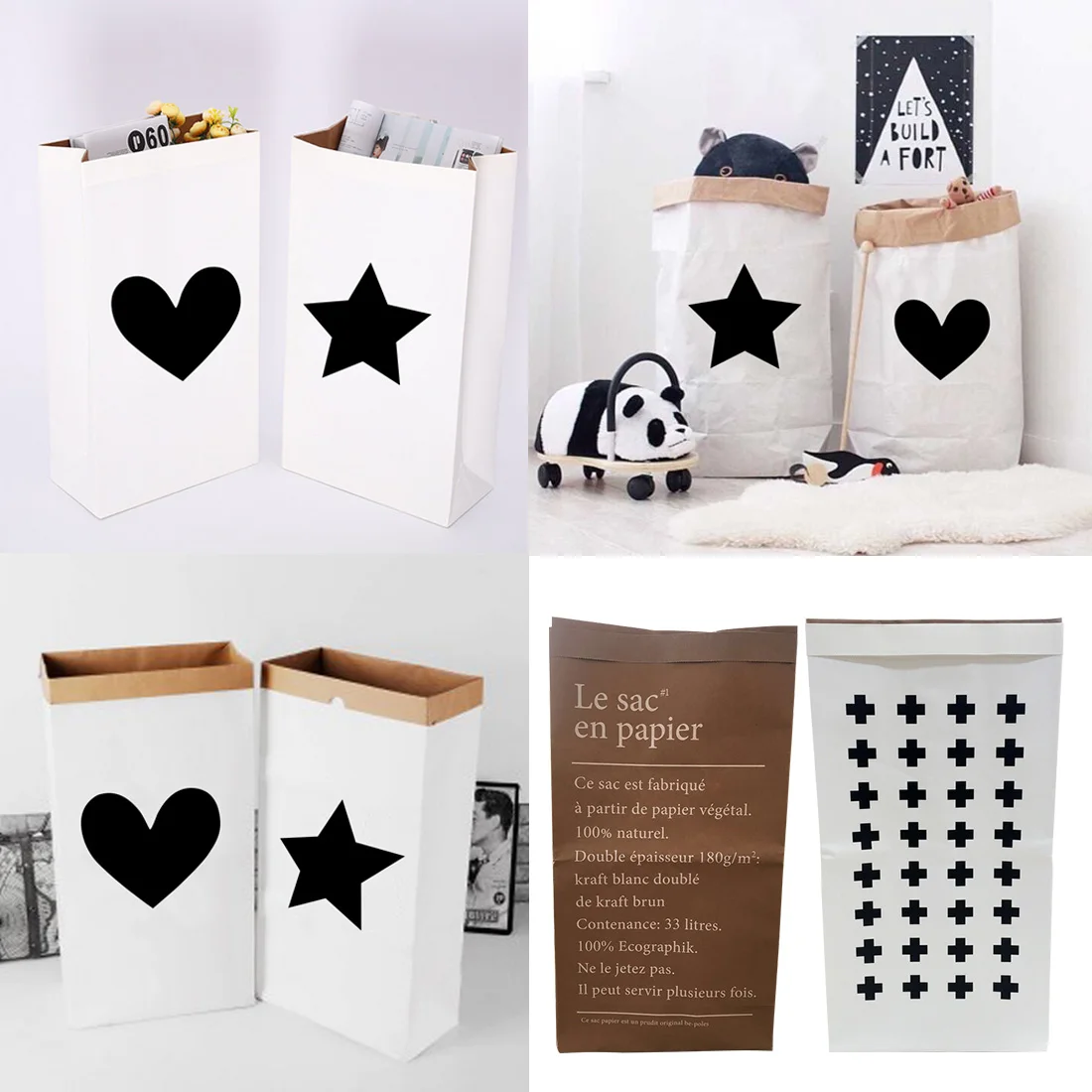 Kraft Paper Bag Storage Cute Print kids Room Laundry Pouch Self Stand Classic Baby Toys Paper Bags Home Supplies
Kraft Paper Bag Storage Cute Print kids Room Laundry Pouch Self Stand Classic Baby Toys Paper Bags Home Supplies