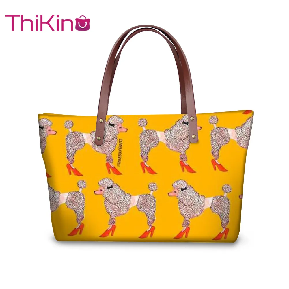 Thikin High heels Poodle Pattern Handbags Women Travel Large Wallet Girls Purse Leather Storage Notecase Cute Pet Zipper Mochila
Thikin High heels Poodle Pattern Handbags Women Travel Large Wallet Girls Purse Leather Storage Notecase Cute Pet Zipper Mochila