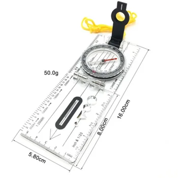 50pcs practical Multifunction Outdoor Survival Camping Compass Hiking Ruler Map Scale
50pcs practical Multifunction Outdoor Survival Camping Compass Hiking Ruler Map Scale