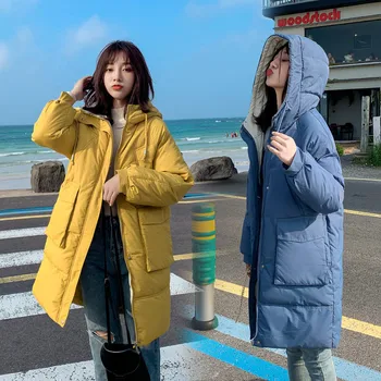 2020 Fashion Cotton Clothing Female Korean Loose Thick Hooded Cotton Coat Winter Jacket Long Parkas Women Outerwear XA54
2020 Fashion Cotton Clothing Female Korean Loose Thick Hooded Cotton Coat Winter Jacket Long Parkas Women Outerwear XA54