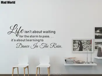 Mad World-LIFE ISN'T ABOUT WAITING Inspirational Wall Art Stickers Wall Decal Home DIY Decoration Removable Decor Wall Stickers
Mad World-LIFE ISN'T ABOUT WAITING Inspirational Wall Art Stickers Wall Decal Home DIY Decoration Removable Decor Wall Stickers
