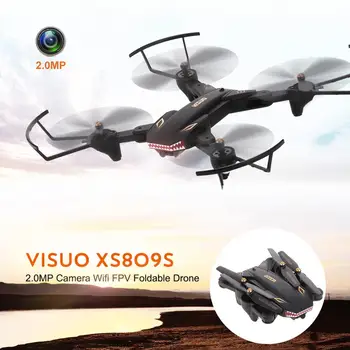 VISUO XS809S 2.0MP Camera Foldable WiFi FPV RC Drone Quadcopter RTF with Battery
VISUO XS809S 2.0MP Camera Foldable WiFi FPV RC Drone Quadcopter RTF with Battery