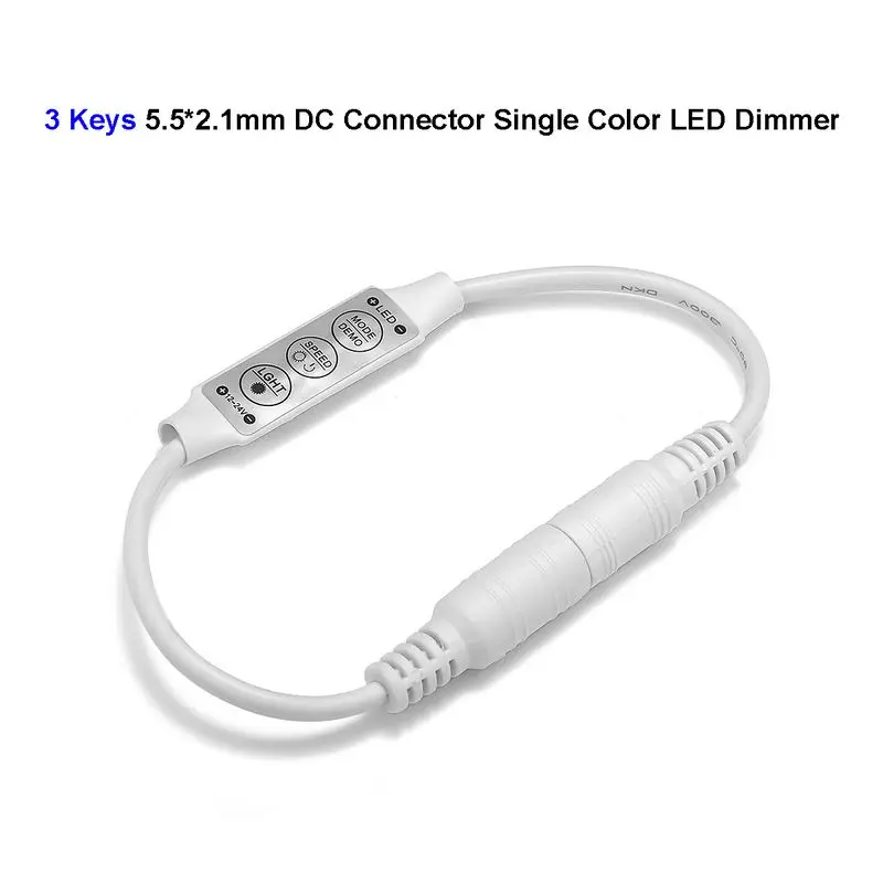 DC 12V 24V 6A Mini LED Dimmer DC Connector For 3528 5050 Single Color LED Rigid Strip Modules Lamp Bulb Lighting
DC 12V 24V 6A Mini LED Dimmer DC Connector For 3528 5050 Single Color LED Rigid Strip Modules Lamp Bulb Lighting