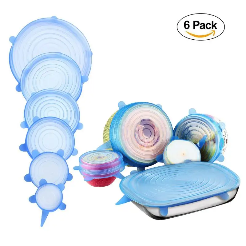 6/12Pcs Silicone Stretch Air-tight Vacuum Lids Keep Fresh Leak Proof Food Bowl Cup Dish Cover Multi-functional Food Fresh Wrap
6/12Pcs Silicone Stretch Air-tight Vacuum Lids Keep Fresh Leak Proof Food Bowl Cup Dish Cover Multi-functional Food Fresh Wrap