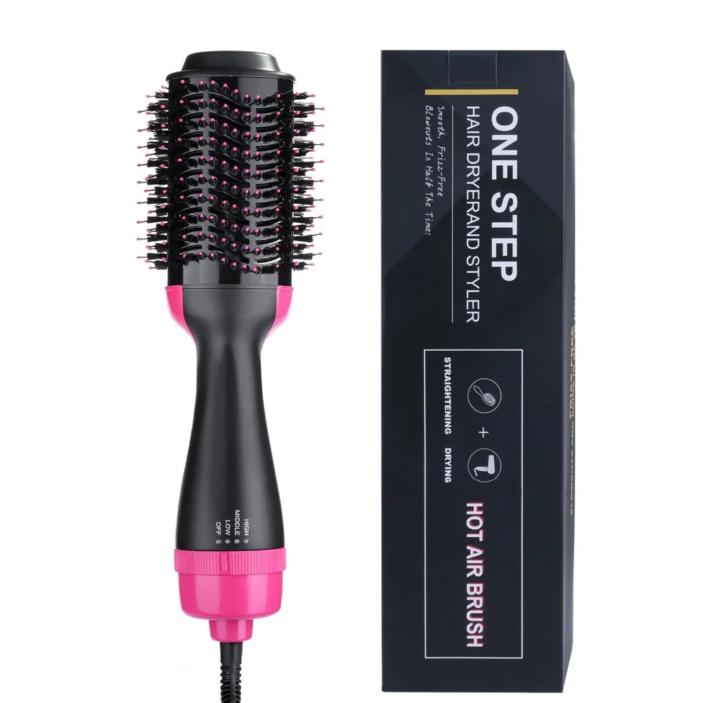 One Step Hair Dryer Volumizer Anti-Scald Negative Ion Generator Hair Curler Straightener Blow Dryer Hot Air Brush Styling Tool
One Step Hair Dryer Volumizer Anti-Scald Negative Ion Generator Hair Curler Straightener Blow Dryer Hot Air Brush Styling Tool