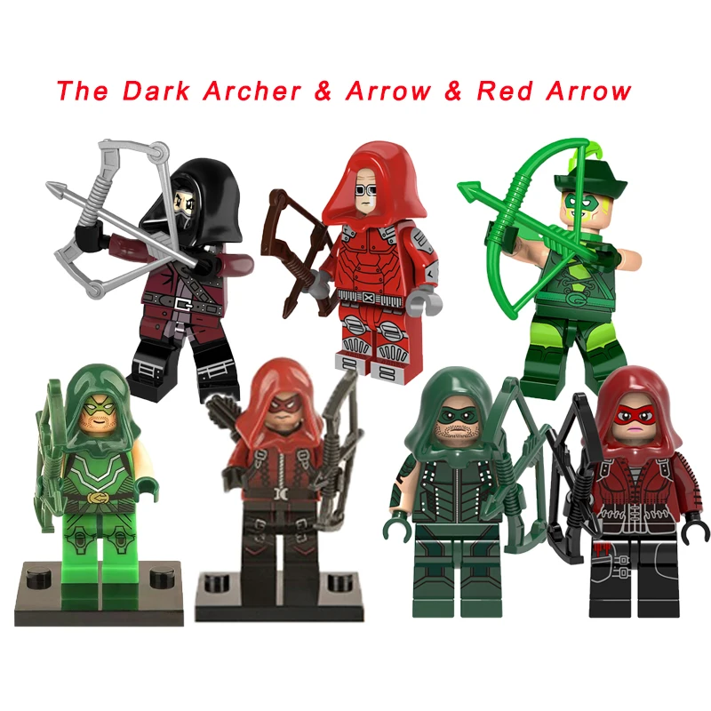Legoelys Red Arrow/The Dark Archer/Green Arrow Super Heroes Emiko Queen Arsenal Avengers Oliver Queen Building Blocks Toys
Legoelys Red Arrow/The Dark Archer/Green Arrow Super Heroes Emiko Queen Arsenal Avengers Oliver Queen Building Blocks Toys