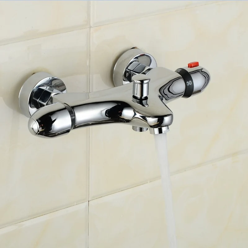 Wall Mounted Two Handle Thermostatic Shower Faucet Thermostatic Mixer , bath Shower Taps Chrome Finish,the Thermostatic Mixer
Wall Mounted Two Handle Thermostatic Shower Faucet Thermostatic Mixer , bath Shower Taps Chrome Finish,the Thermostatic Mixer