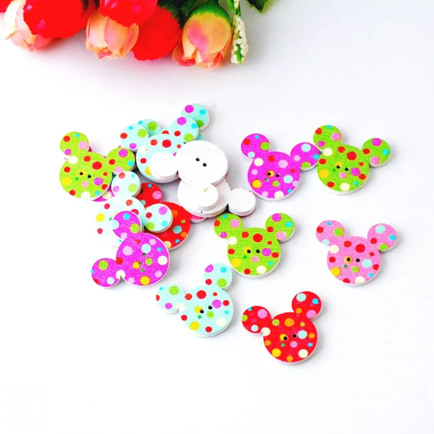 Free Shipping Retail 20Pcs Random Mixed 2 Holes Cartoon Lovely Dot Mouse Wood Sewing Buttons Scrapbooking 24x28mm 
Free Shipping Retail 20Pcs Random Mixed 2 Holes Cartoon Lovely Dot Mouse Wood Sewing Buttons Scrapbooking 24x28mm