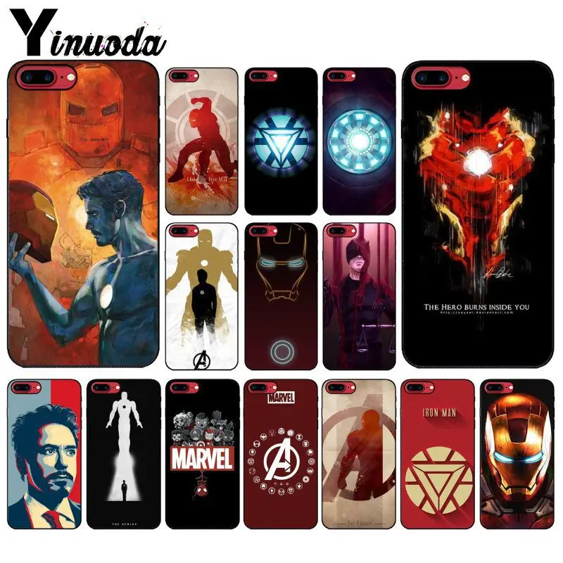 Yinuoda Marvel Iron Man Coque Shell Phone Case for iPhone 5 5Sx 6 7 7plus 8 8Plus X XS MAX XR
Yinuoda Marvel Iron Man Coque Shell Phone Case for iPhone 5 5Sx 6 7 7plus 8 8Plus X XS MAX XR