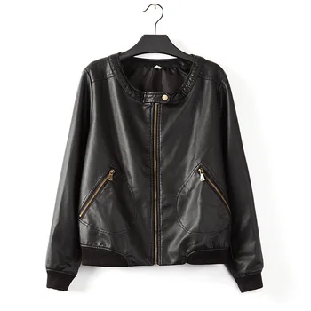 New Year Fashion Women Black Faux Leather Jackets Lady Bomber Motorcycle Cool Outerwear Coat with Belt Hot Sale Plush Size
New Year Fashion Women Black Faux Leather Jackets Lady Bomber Motorcycle Cool Outerwear Coat with Belt Hot Sale Plush Size