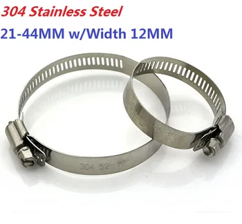 (50PCS/lot) High Quality 304 Stainless Steel 21-44mm American style hose Clamp Hose Hoop Pipe hose Clamps width 12MM
(50PCS/lot) High Quality 304 Stainless Steel 21-44mm American style hose Clamp Hose Hoop Pipe hose Clamps width 12MM