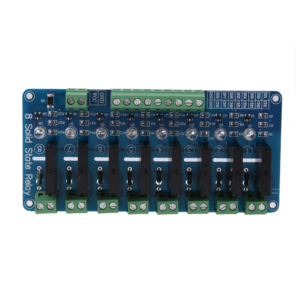 

250V 2A 8 Channel OMRON SSR G3MB-202P Solid State Relay Module For Arduino FEN#