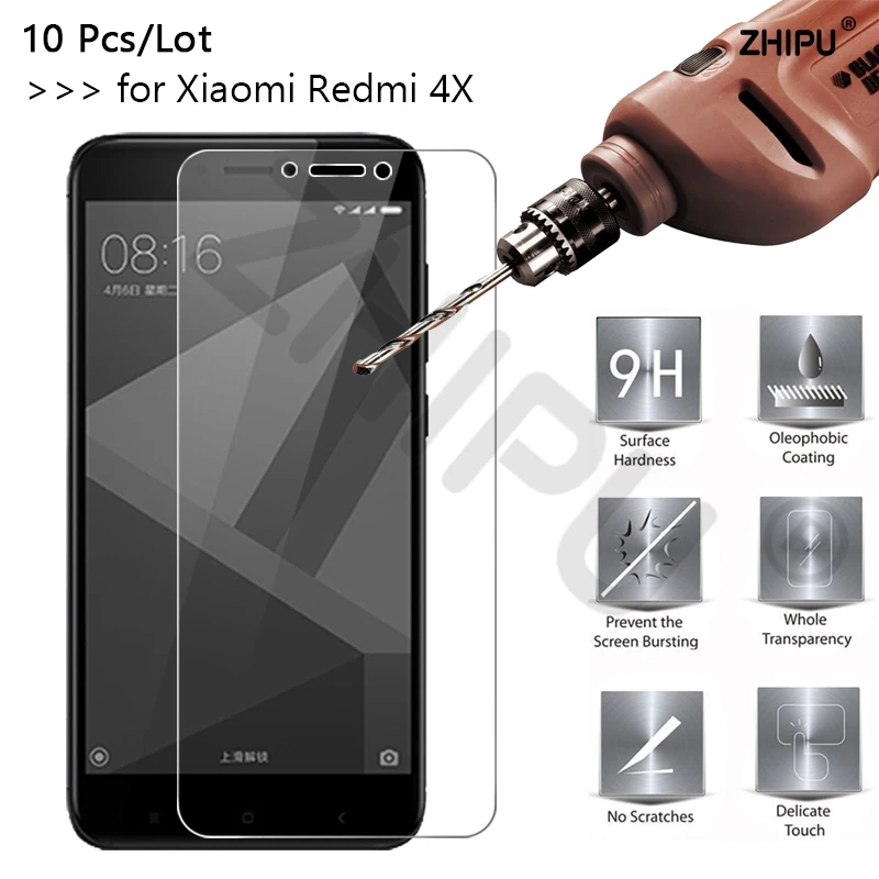 10 Pcs/Lot 2.5D 0.26mm 9H Premium Tempered Glass For Xiaomi Redmi 4x Screen Protector Toughened protective film For Redmi 4x
10 Pcs/Lot 2.5D 0.26mm 9H Premium Tempered Glass For Xiaomi Redmi 4x Screen Protector Toughened protective film For Redmi 4x
