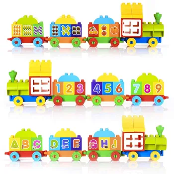 Big Blocks Building Set Compatible with Duploe DIY ABC/123 Learning Train Toy Building Bricks Digital Alphabet Train Toy For Kid
Big Blocks Building Set Compatible with Duploe DIY ABC/123 Learning Train Toy Building Bricks Digital Alphabet Train Toy For Kid