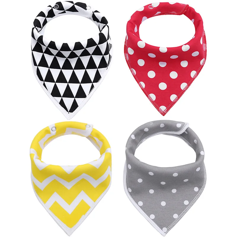 4pcs/lot Cotton Triangle Baby Bibs Baby Scarf Multicolor Boy Girl Babero Slabbetjes Bavoir
4pcs/lot Cotton Triangle Baby Bibs Baby Scarf Multicolor Boy Girl Babero Slabbetjes Bavoir