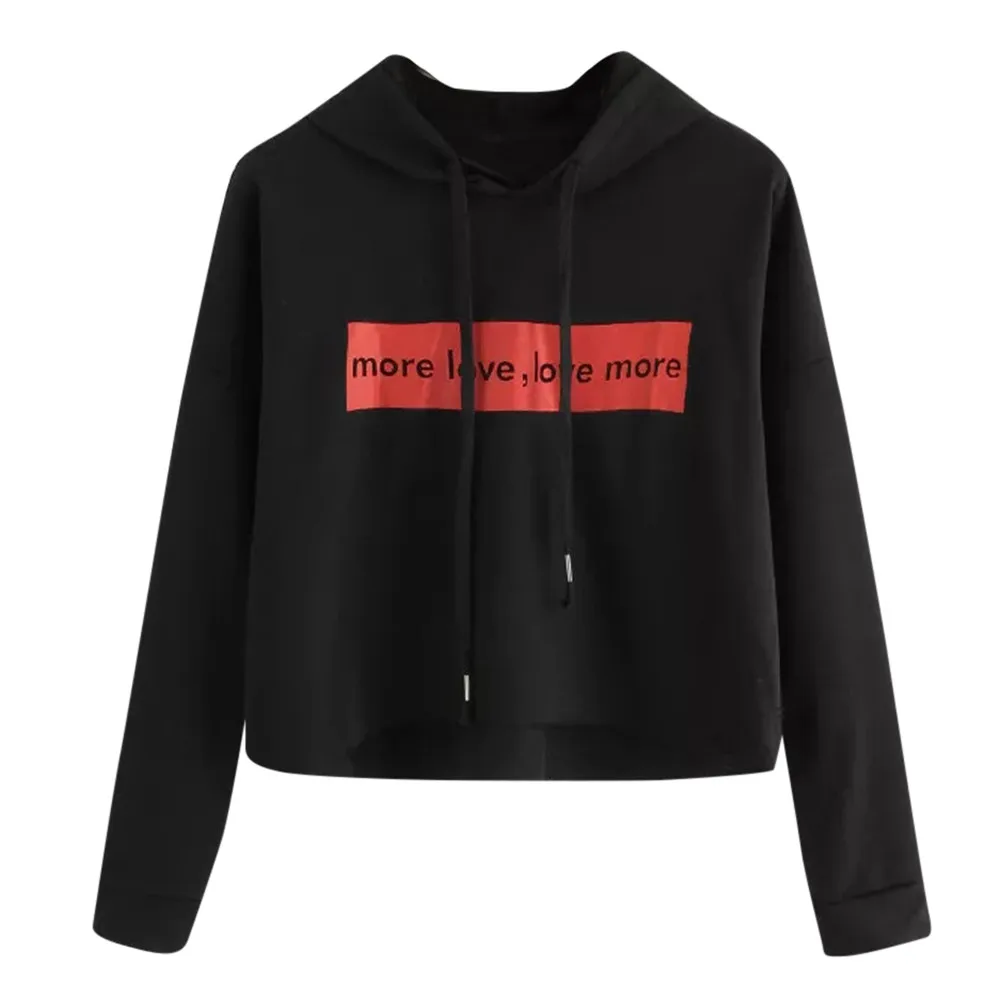 Solid Printing Hoodies Sweatshirts Harajuku Short Hoodies Women Clothes Tops Casual Sweatshirt Pullovers Sudaderas Mujer #10T
Solid Printing Hoodies Sweatshirts Harajuku Short Hoodies Women Clothes Tops Casual Sweatshirt Pullovers Sudaderas Mujer #10T