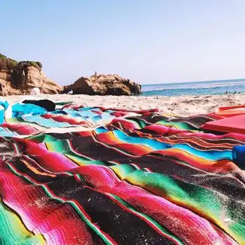 8 Colors Rainbow Stripes Beach Towel Mandala Indian Wall Hanging Tapestry Blanket Polyester Rectangle Bohemian Tapestry Yoga Mat
8 Colors Rainbow Stripes Beach Towel Mandala Indian Wall Hanging Tapestry Blanket Polyester Rectangle Bohemian Tapestry Yoga Mat