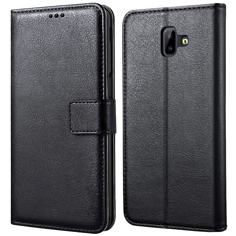 Чехол книжка из искусственной кожи с подставкой для Samsung Galaxy J1 2016 J2 Core J3 2017 J4 Plus 2018