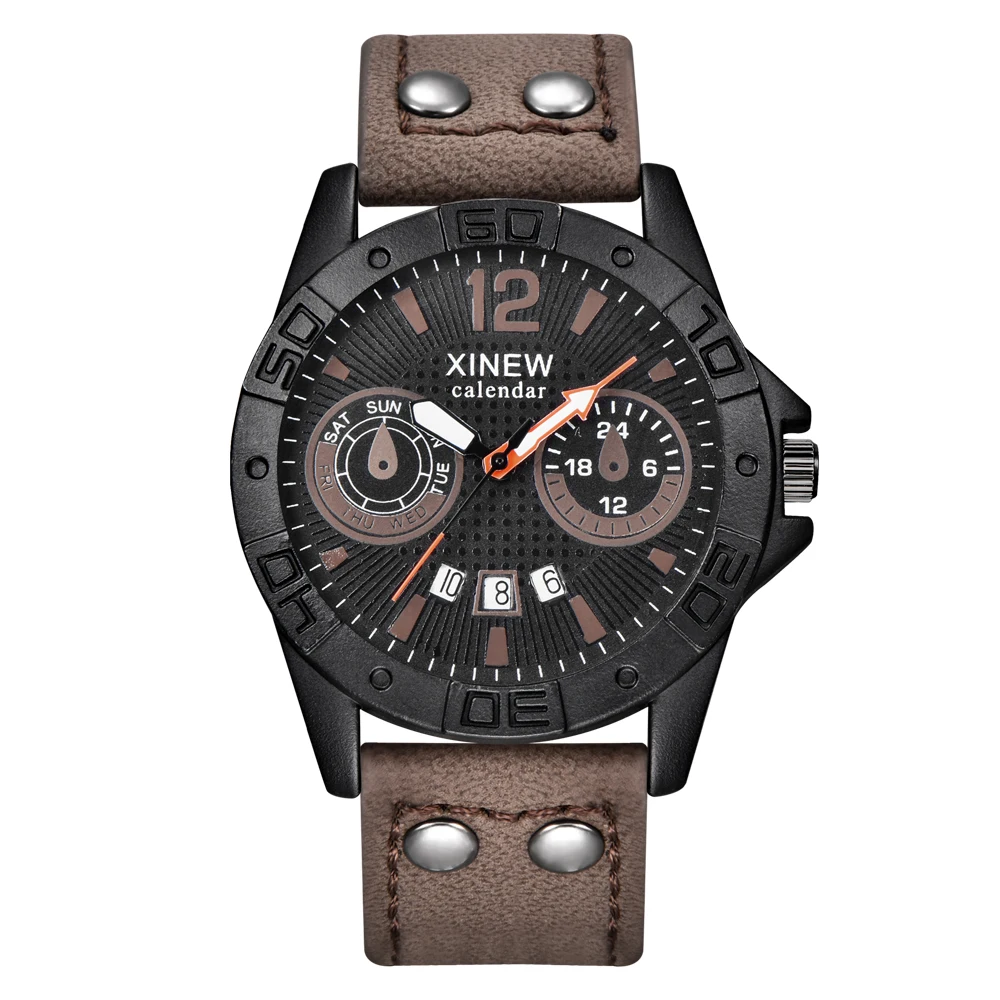Wholesale Cheap Watches Mens Leather Band Date Quartz Wrist Watch Men Business Gifts Clock Erkek Barato Saat Relogio Masculino
Wholesale Cheap Watches Mens Leather Band Date Quartz Wrist Watch Men Business Gifts Clock Erkek Barato Saat Relogio Masculino
