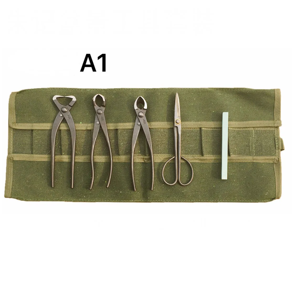 5Pcs Bonsai Tool Set Carbon Steel Extensive Cutter Scissors Kit With Nylon Case For Garden Pruning Tools
5Pcs Bonsai Tool Set Carbon Steel Extensive Cutter Scissors Kit With Nylon Case For Garden Pruning Tools