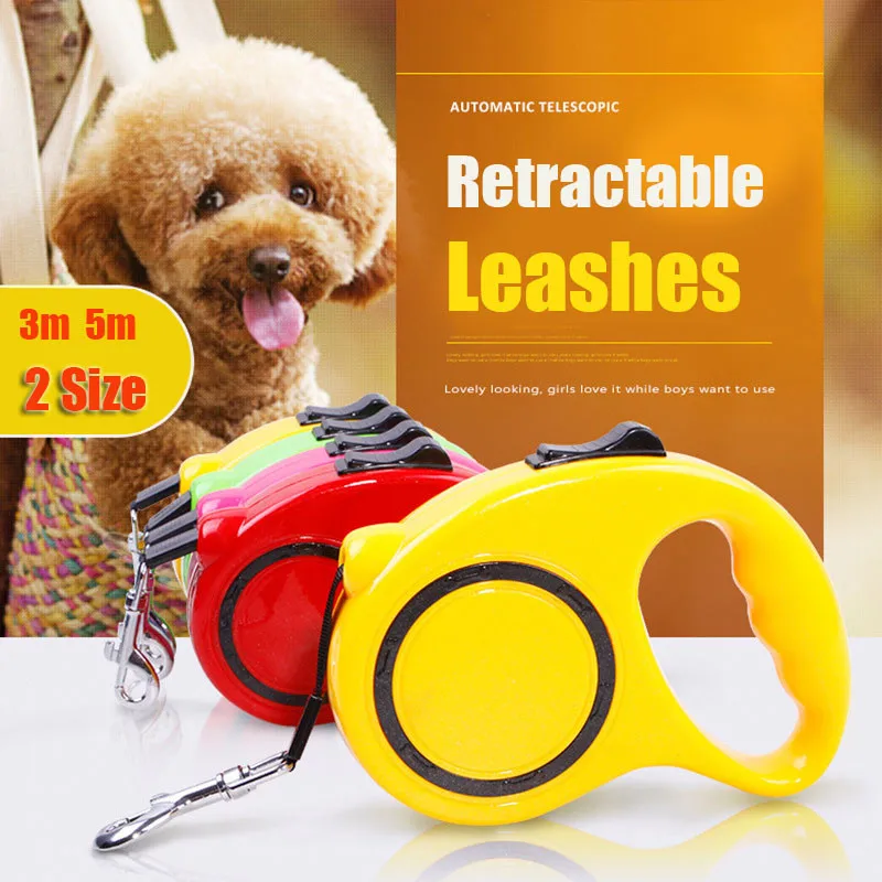3M 5M Dog Leash Automatic Retractable Dogs Walking Lead Leash Pet Dogs Cat Lead Extending Traction Rope for small medium Dog
3M 5M Dog Leash Automatic Retractable Dogs Walking Lead Leash Pet Dogs Cat Lead Extending Traction Rope for small medium Dog