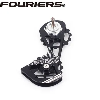 FOURIERS CT-DX017-SR1515 Ceramic Rear Derailleur Oversize Derailleur Cage With 15T Upper and 15T Lower Black
FOURIERS CT-DX017-SR1515 Ceramic Rear Derailleur Oversize Derailleur Cage With 15T Upper and 15T Lower Black